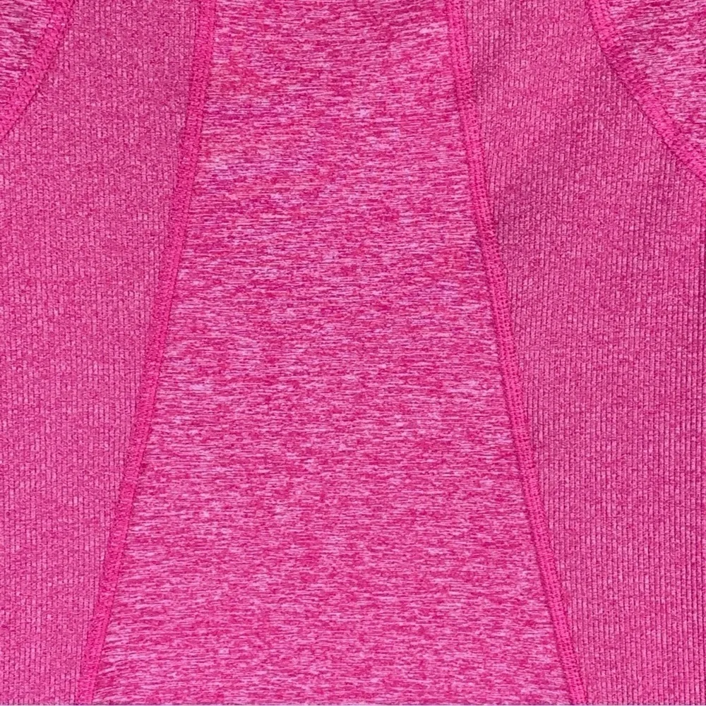 Large Pink Cropped Athletic Fit Tank Sleeveless Stretch Members Mark Activewear